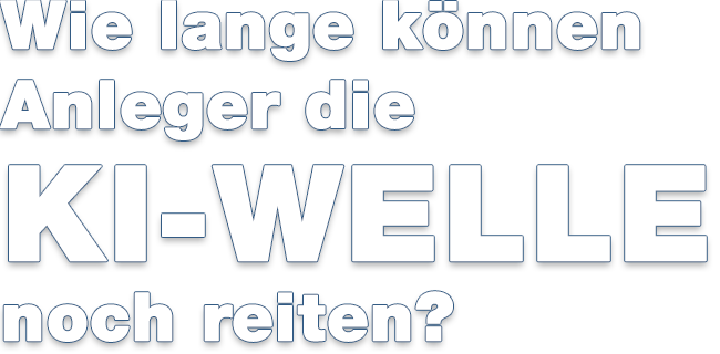 ein Roboter auf einem Surfbrett der eine Wasserwelle abreitet